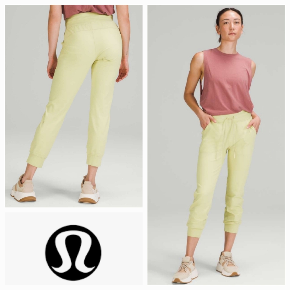 LULULEMON Ready To Rulu Jogger 7/8 Dew Green Size 2
